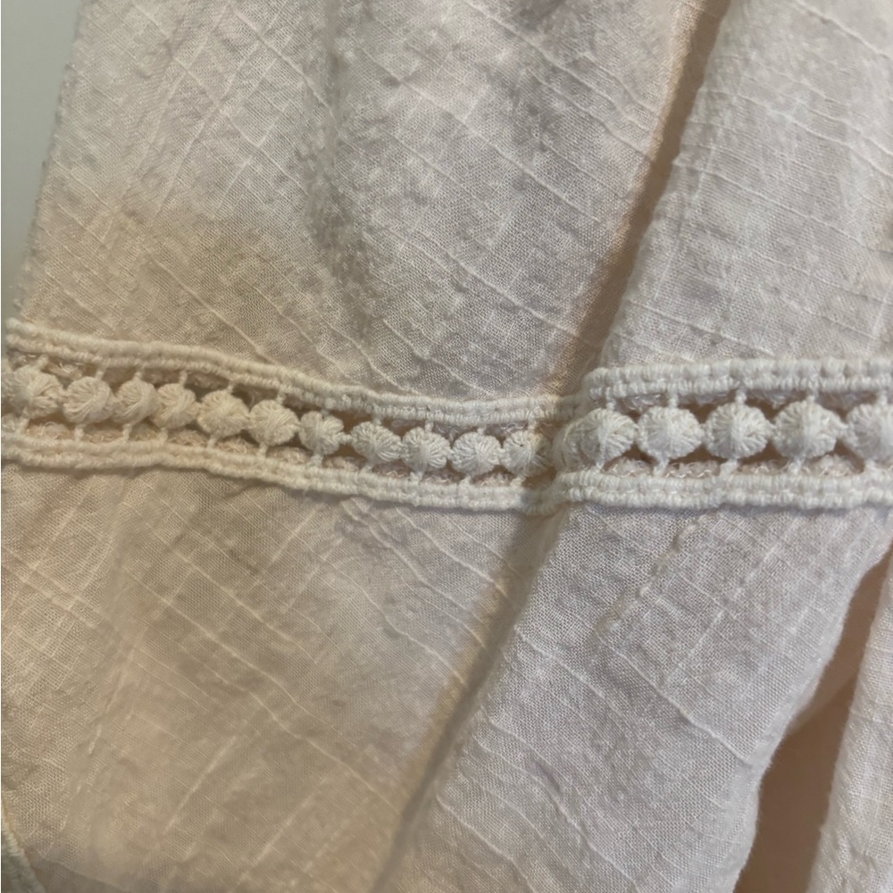 Max Studio Ivory Textured Top - Picture 2 of 6